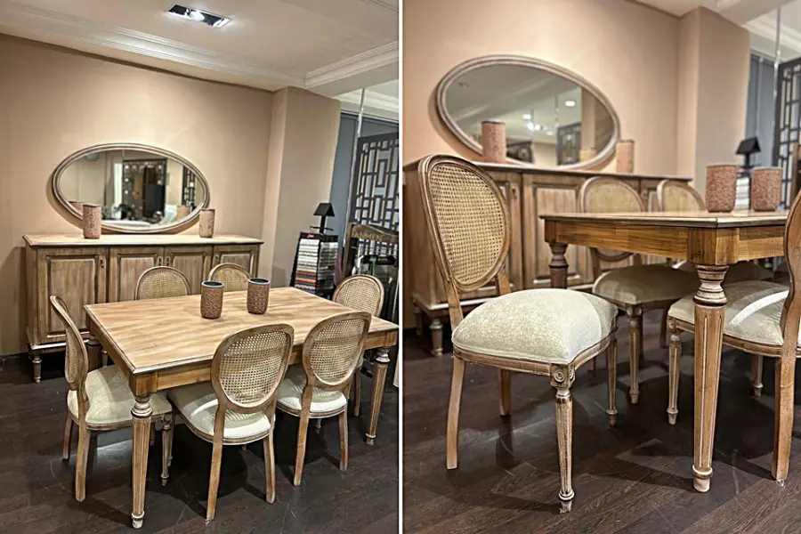 Ankara Luxury Yemek Odası takımı - Kuzey Mobilya
