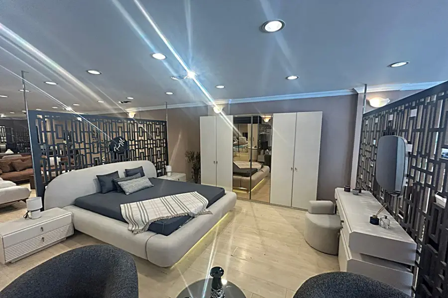 Bazalı Modern Yatak Odası Takımı